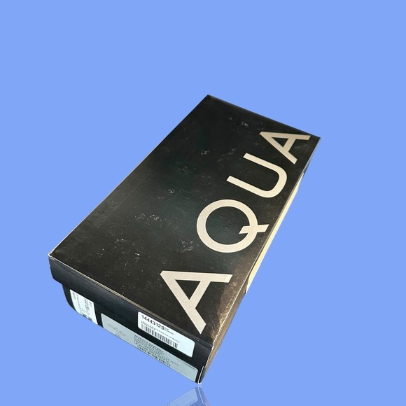 NWT Aqua Silver Metallic Slip-On Jelly Sandals in “Prata Metalized” Size 8 - Picture 9 of 13